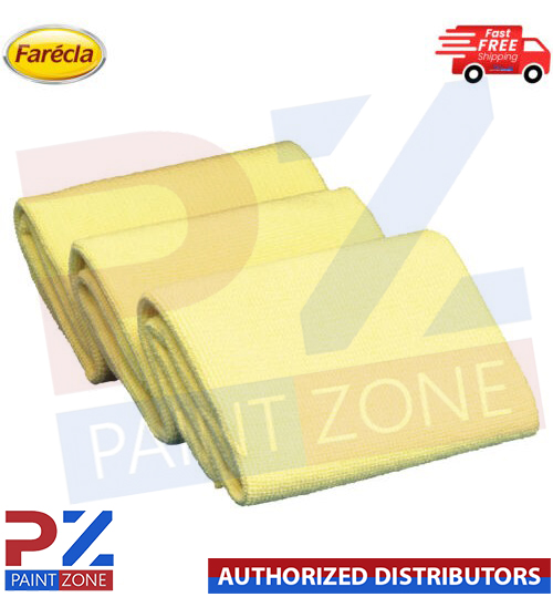 G Plus Farecla Microfibre Finishing Cloth -FC-3 Polishing Cloth - Pack of 3